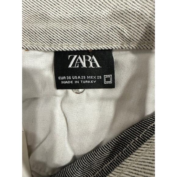 NWT ZARA Men's Button Fly Straight Fit Jeans - Size 28 - Picture 13 of 16